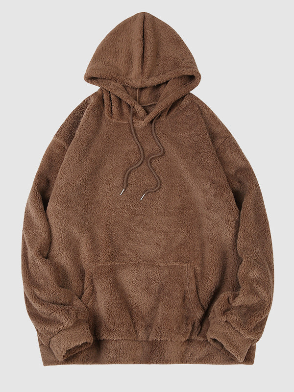 Men's Solid Fleece Hoodie