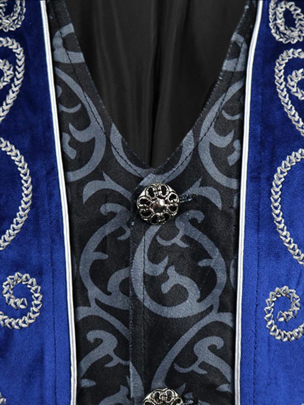 Men's Vintage Punk Medieval Long Tailed Coat