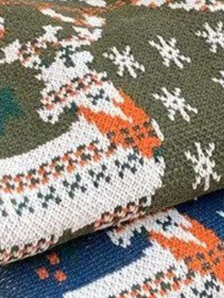 Men's Christmas Winter Deer Warm Sweater