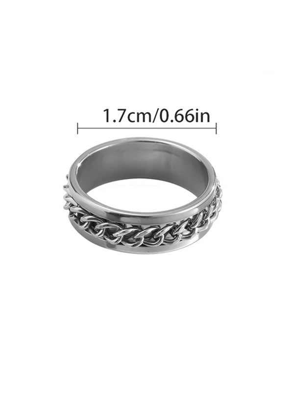 Simple chain rotating ring