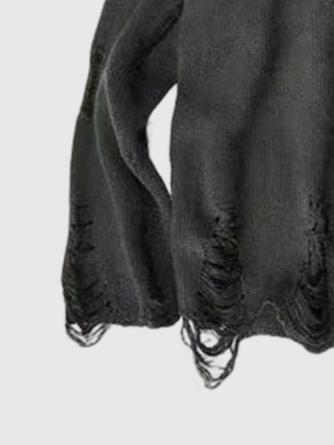 Men's retro, versatile, casual, solid color crew neck sweater