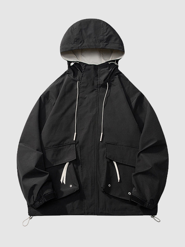 Men's 3-in-1 Pocket Drawstring shell jacket